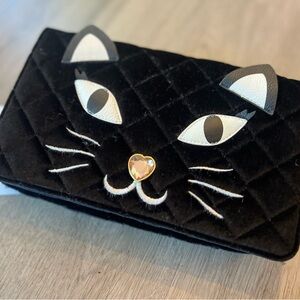 Betsey Johnson Black Cat Clutch